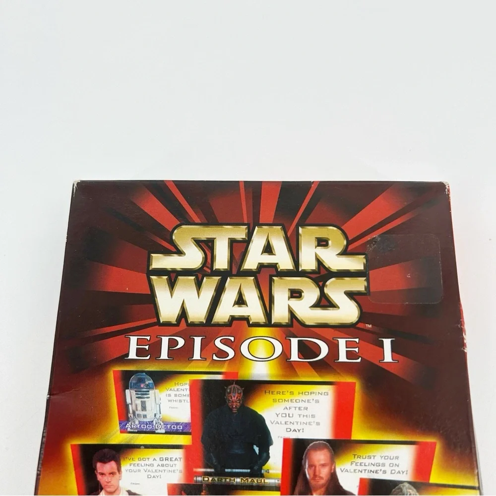 NIB Star Wars Episode I The Phantom Menace Valentines Cards - READ